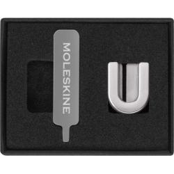 Przypinka MOLESKINE U, srebrna