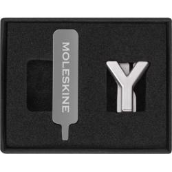 Przypinka MOLESKINE Y, srebrna