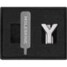 Przypinka MOLESKINE Y, srebrna