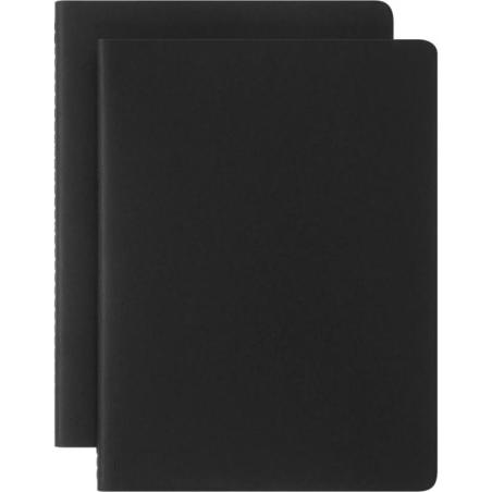 Zestaw 2 zeszytów MOLESKINE Smart Cahier, XL, 19x25cm, w linie, czarny