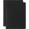 Zestaw 2 zeszytów MOLESKINE Smart Cahier, XL, 19x25cm, w linie, czarny