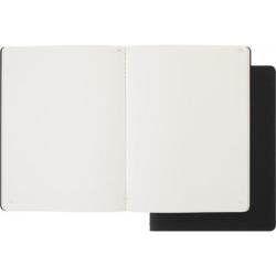 Zestaw 2 zeszytów MOLESKINE Smart Cahier, XL, 19x25cm, w linie, czarny