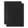 Zestaw 2 zeszytów MOLESKINE Smart Cahier, XL, 19x25cm, w linie, czarny