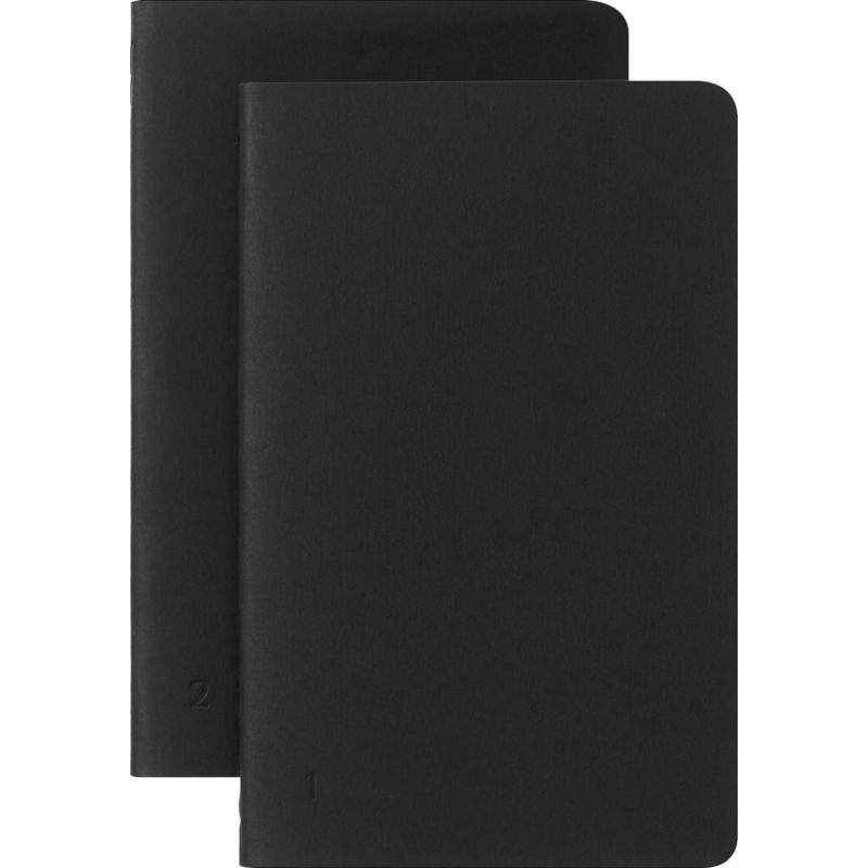 Zestaw 2 zeszytów MOLESKINE Smart Cahier, P, 9x14cm, w linie, czarny
