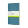 Zestaw 3 zeszytów MOLESKINE Cahier Journals, L, 13x21cm, gładki, 80 stron, brisk blue