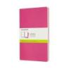 Zestaw 3 zeszytów MOLESKINE Cahier Journals, L, 13x21cm, gładki, 80 stron, kinetic pink