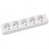 Przedłużacz OFFICE PRODUCTS, 5 gniazd, 3m, z uziemieniem, biały