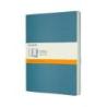 Zestaw 3 zeszytów MOLESKINE Cahier, XL, 19x25cm, w linie, 120 stron, brisk blue