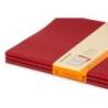 Zestaw 3 zeszytów MOLESKINE Cahier, XL, 19x25cm, w linie, 120 stron, cranberry red