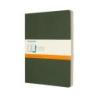 Zestaw 3 zeszytów MOLESKINE Cahier, XL, 19x25cm, w linie, 120 stron, myrtle green