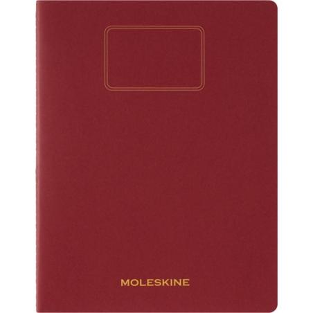 Zeszyt MOLESKINE Student Cahier, XXL, gładki, 21,6x27,9cm, czerwony