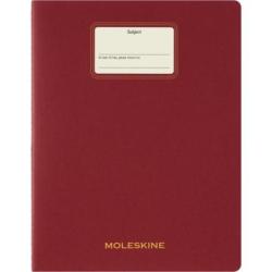 Zeszyt MOLESKINE Student Cahier, XXL, w linie, 21,6x27,9cm, czerwony