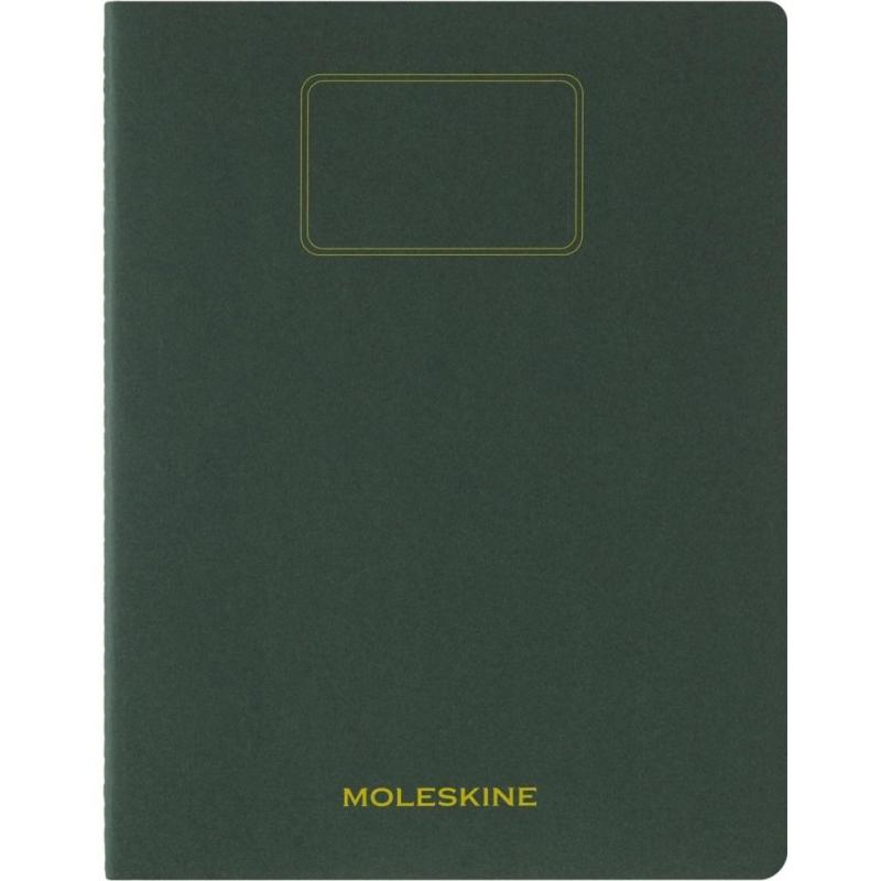 Zeszyt MOLESKINE Student Cahier, XXL, w linie, 21,6x27,9cm, myrtle green