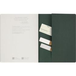 Zeszyt MOLESKINE Student Cahier, XXL, w linie, 21,6x27,9cm, myrtle green
