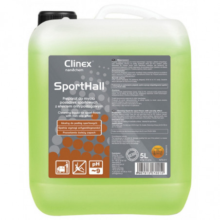 Preparat CLINEX SportHall, myjąco-pielęgnujacy, do podłóg, 5l