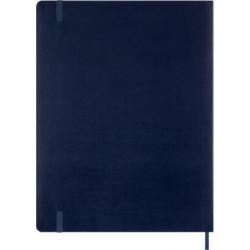 Kalendarz tygodniowy vertykalny MOLESKINE 2026, 15M, XXL, miękka oprawa, 23,5x28cm, sapphire blue