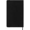 Kalendarz tygodniowy vertykalny MOLESKINE 2026, 12M, L, twarda oprawa, 13x21cm, czarny