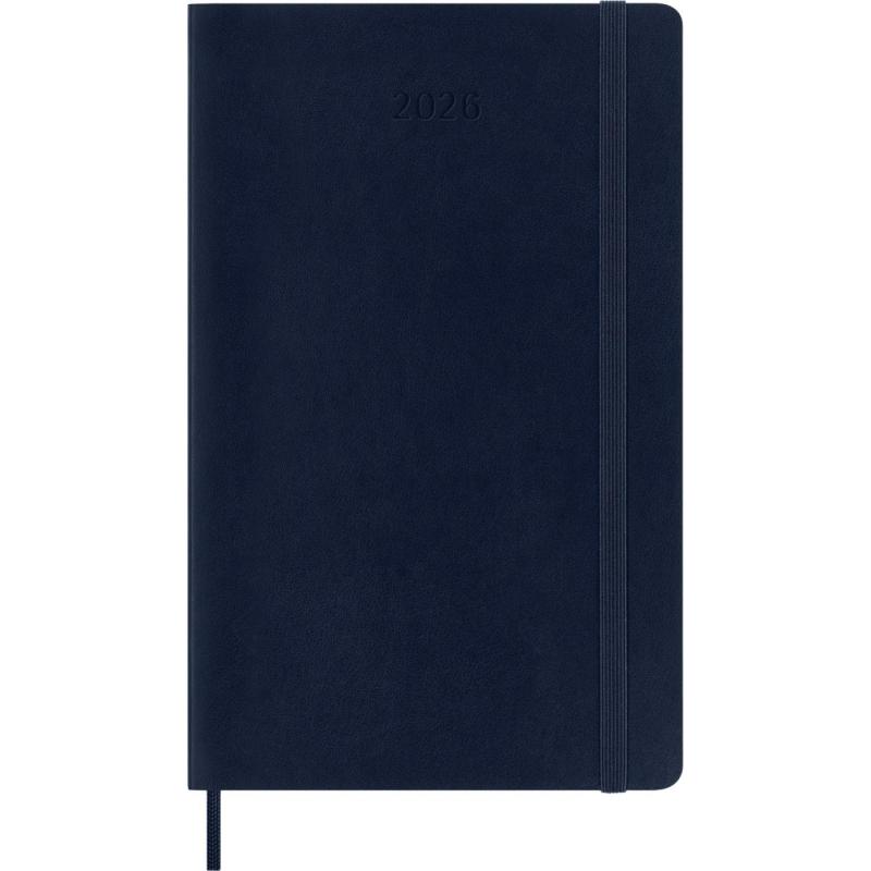 Kalendarz dzienny MOLESKINE 2026, 12M, L, miękka oprawa, 13x21cm, sapphire blue