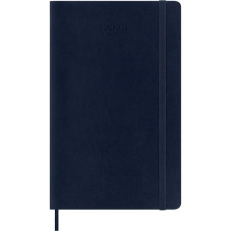 Kalendarz dzienny MOLESKINE 2026, 12M, L, miękka oprawa, 13x21cm, sapphire blue