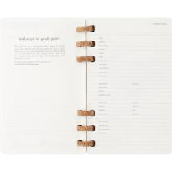 Kalendarz tygodniowy/miesięczny na spirali MOLESKINE 2026, 12M, L, miękka oprawa, 13x21cm, czarny
