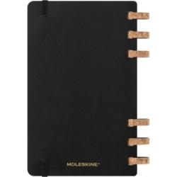 Kalendarz tygodniowy/miesięczny na spirali MOLESKINE 2026, 12M, L, miękka oprawa, 13x21cm, czarny