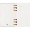 Kalendarz tygodniowy/miesięczny na spirali MOLESKINE 2026, 12M, L, twarda oprawa, 13x21cm, crush almond