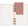 Kalendarz tygodniowy/miesięczny na spirali MOLESKINE 2026, 12M, L, twarda oprawa, 13x21cm, crush almond