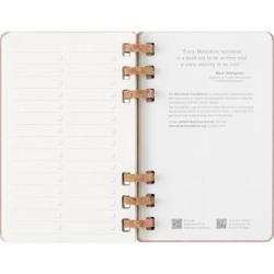 Kalendarz tygodniowy/miesięczny na spirali MOLESKINE 2026, 12M, L, twarda oprawa, 13x21cm, crush almond