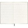 Kalendarz tygodniowy horyzontalny MOLESKINE 2025/26, 18M, L, twarda oprawa, 13x21cm, czarny