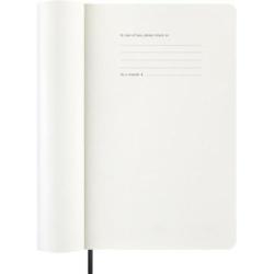 Kalendarz tygodniowy horyzontalny MOLESKINE 2026, 12M, L, miękka oprawa, 13x21cm, czarny