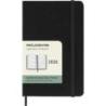 Kalendarz tygodniowy horyzontalny MOLESKINE 2026, 12M, P, twarda oprawa, 9x14cm, czarny