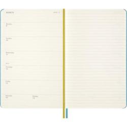 Kalendarz tygodniowy MOLESKINE 2025/26,18M, L, twarda oprawa, 13x21cm, edycja limitowana, Peanuts Charlie&Lucy