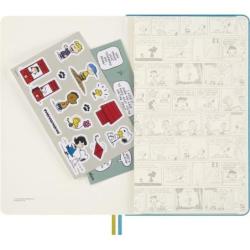 Kalendarz tygodniowy MOLESKINE 2025/26,18M, L, twarda oprawa, 13x21cm, edycja limitowana, Peanuts Charlie&Lucy