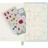 Kalendarz tygodniowy MOLESKINE 2025/26,18M, L, twarda oprawa, 13x21cm, edycja limitowana, Peanuts Charlie&Lucy