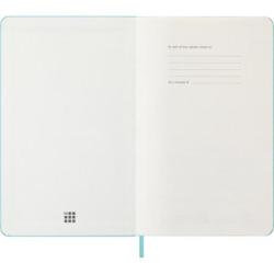 Kalendarz tygodniowy MOLESKINE 2025/26, 18M, L, twarda oprawa, 13x21cm, aquamarine