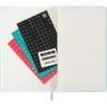 Kalendarz tygodniowy MOLESKINE 2025/26, 18M, L, twarda oprawa, 13x21cm, aquamarine