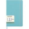 Kalendarz tygodniowy MOLESKINE 2025/26, 18M, L, twarda oprawa, 13x21cm, aquamarine