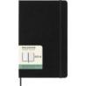 Kalendarz tygodniowy MOLESKINE 2025/26, 18M, L, twarda oprawa, 13x21cm, czarny