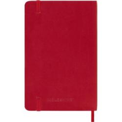 Kalendarz tygodniowy MOLESKINE 2026, 12M, P, miękka oprawa, 9x14cm, scarlet red