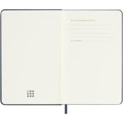 Kalendarz tygodniowy MOLESKINE 2026, 12M, P, twarda oprawa, 9x14cm, sapphire blue