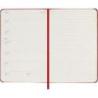Kalendarz tygodniowy MOLESKINE 2026, 12M, P, twarda oprawa, 9x14cm, scarlet red