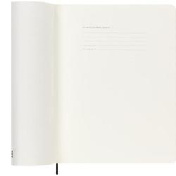 Kalendarz tygodniowy MOLESKINE 2026, 12M, XL, miękka oprawa, 19x25cm, czarny