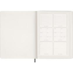 Kalendarz tygodniowy vertykalny MOLESKINE 2026, 15M, XXL, miękka oprawa, 23,5x28cm, czarny