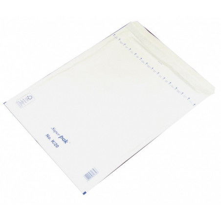 Koperty samoklejące z folią bąbelkową OFFICE PRODUCTS, HK, K20, 350x470mm/370x480mm, 50szt., białe