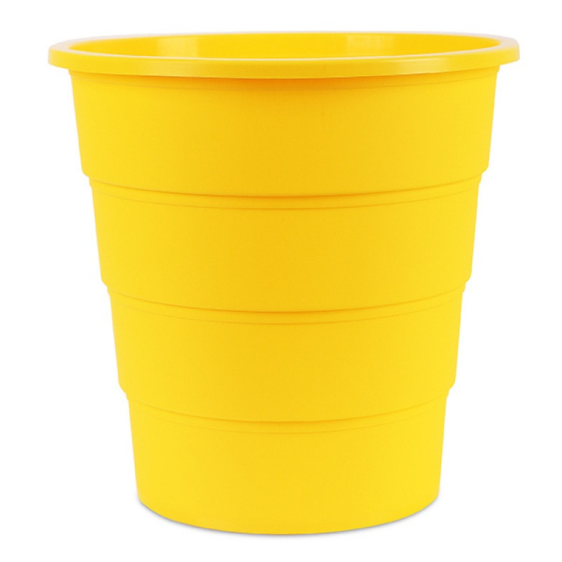 Kosz na śmieci OFFICE PRODUCTS, pełny, 16l, żółty