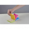 Multi kostka samoprzylepna POST-IT Super Sticky (2014-SC-BYFG),76x76mm, 4x75 kart., mix kolorów