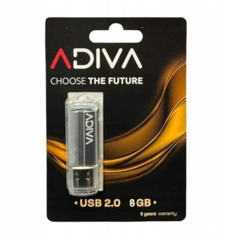 Pamięć Pendrive ADIVA 8GB czarny USB 2.0 - 2