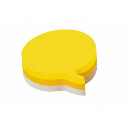 Kostka samoprzylepna POST-IT (2007SP), 1x225 kart., w kształcie chmurki komiksowej