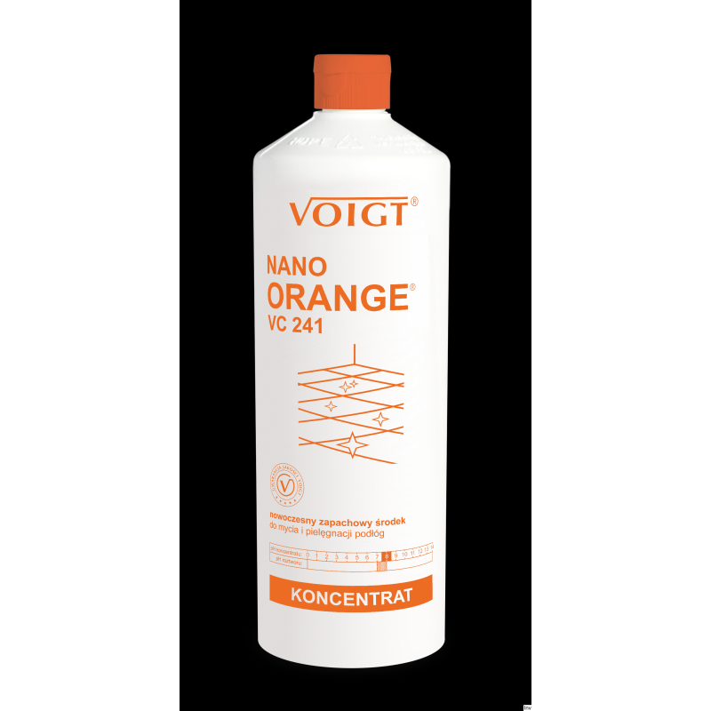 Voigt Nano Orange środek do mycia powierzchni 1l zapach pomarańczowy do marmuru, ceramiki, PCV i tworzyw sztucznych