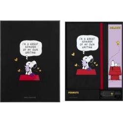 Zestaw MOLESKINE Peanuts Creat 2025, notes Snoopy + 12 ołówków + temperówka, edycja limitowana, w pudełku